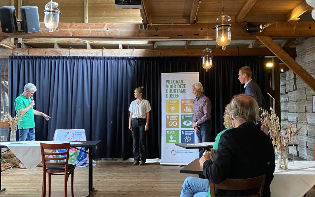 Kleine viering 12 1/5 jarig jubileum Langedijk4GlobalGoals