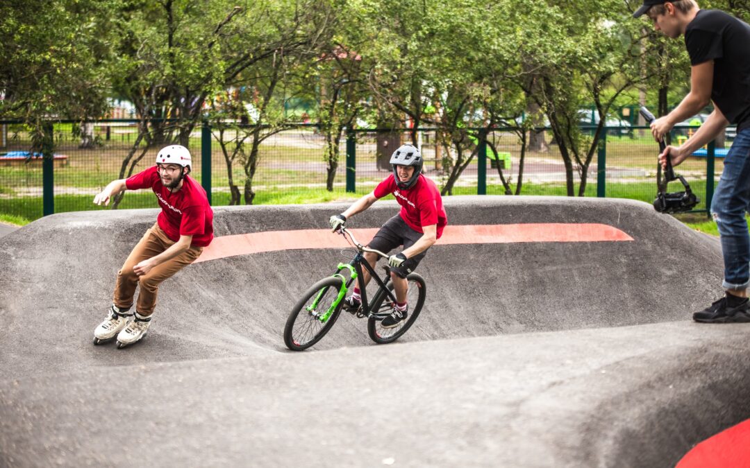 Speeltuin van de toekomst:  Pumptracks populair