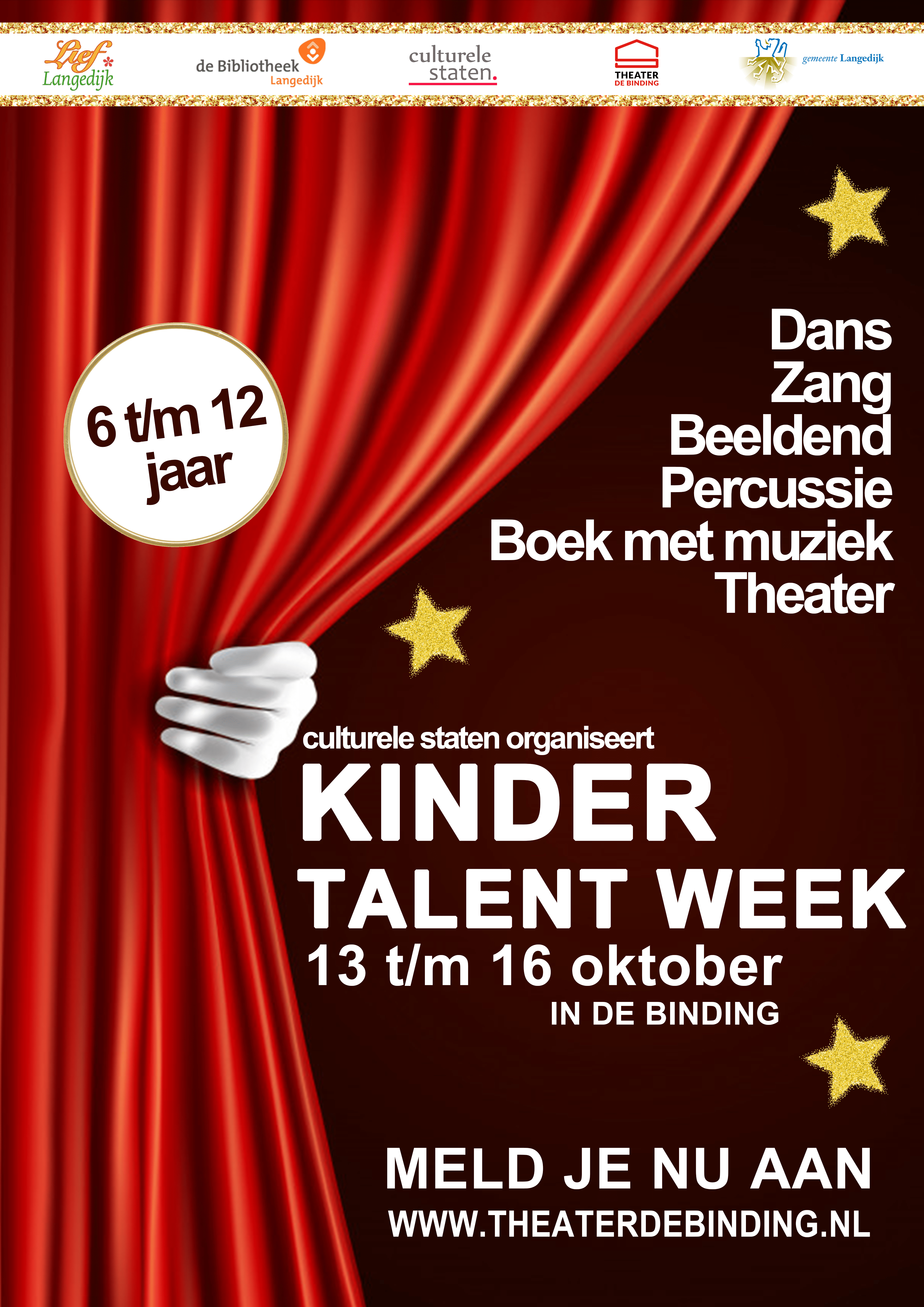 Kindertalentenweek poster