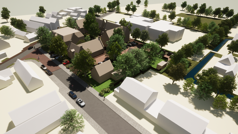 Stedenbouwkundig plan voor locatie hoek Lourens Bogtmanstraat/Voorburggracht Oudkarspel