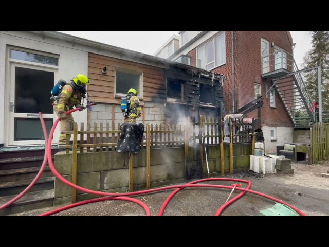 Brand Achterburggracht Noord-Scharwoude