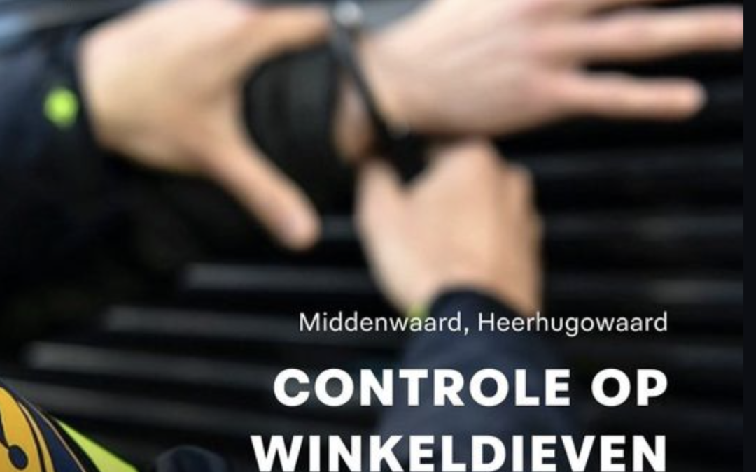 13 WINKELDIEVEN IN 1 WEEK OPGEPAKT