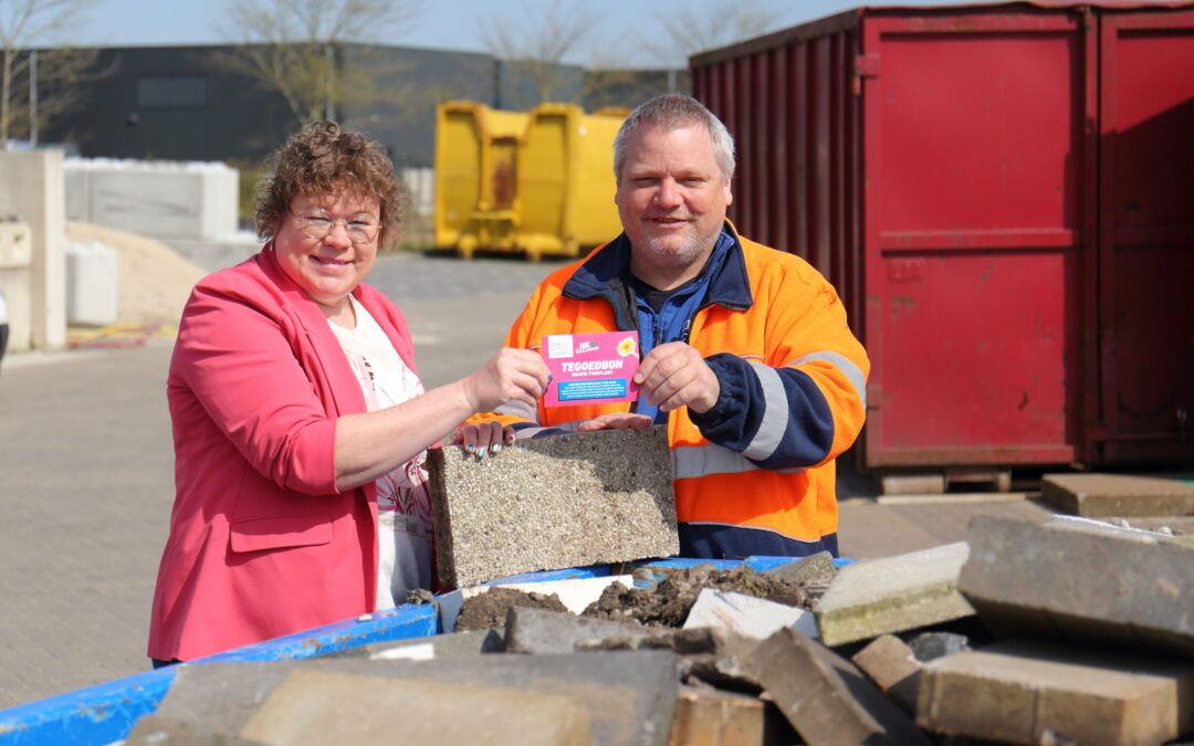 Dijk en Waard doet mee aan het NK Tegelwippen