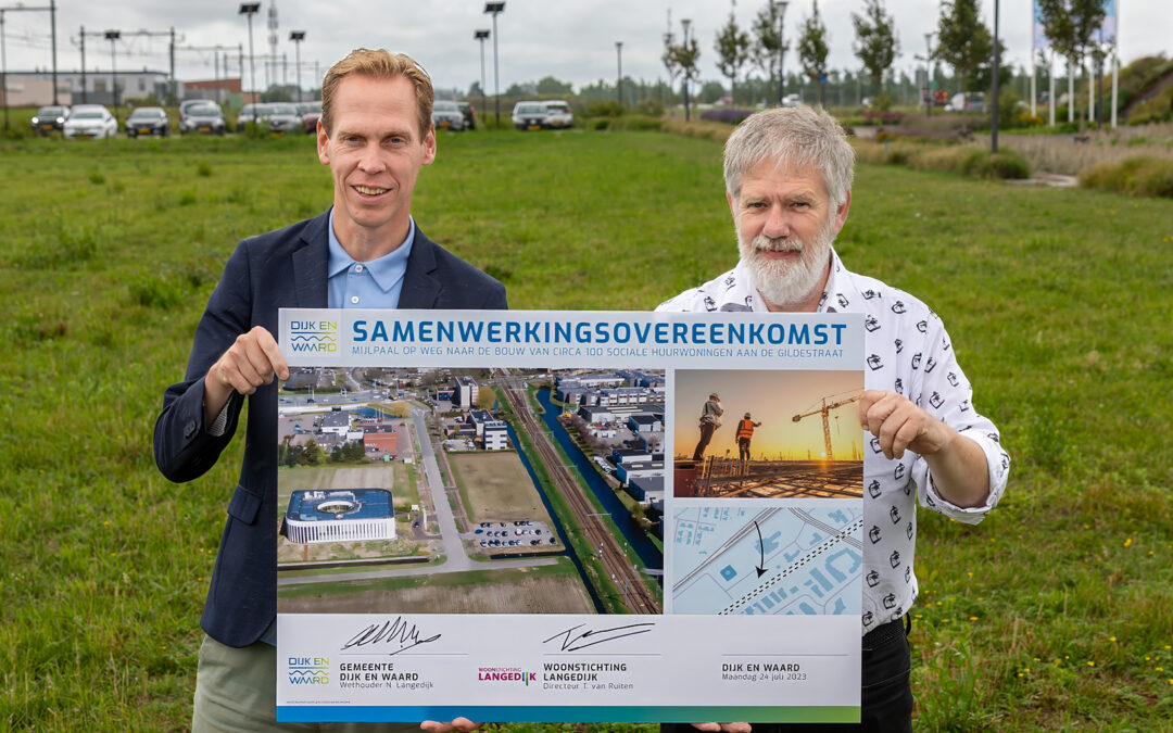 Plan voor circa 100 huurwoningen aan de Gildestraat