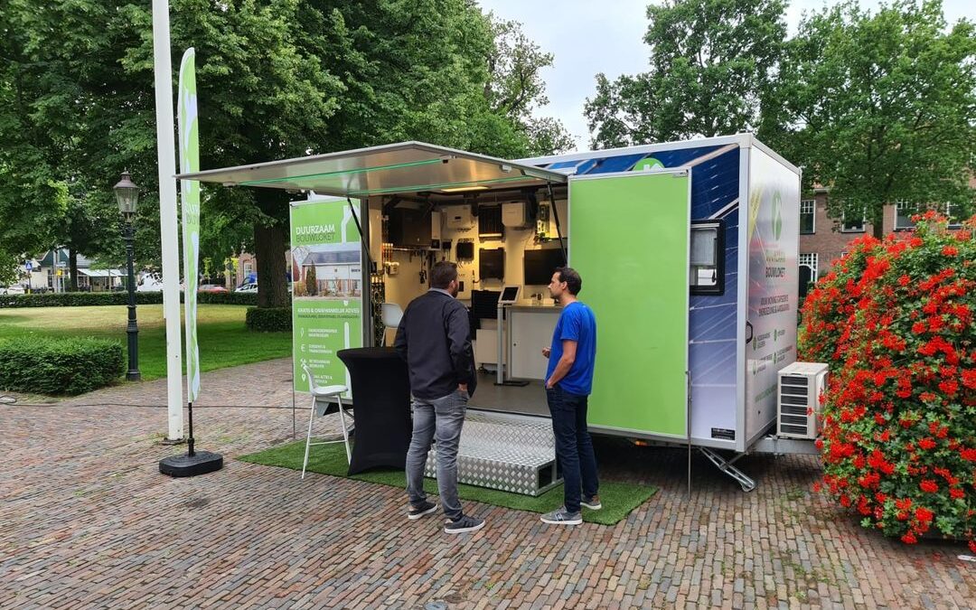 Mobiele showroom: voor gratis advies over energie besparen