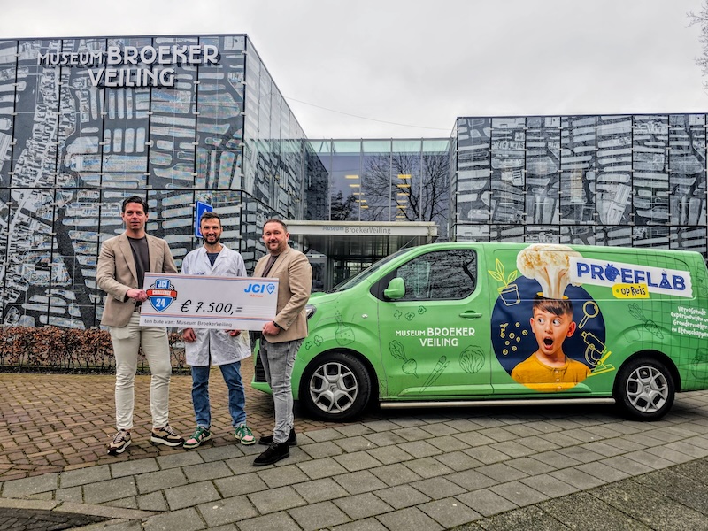Museum BroekerVeiling ontvangt €7.500 van JCI Challenge 2024 voor PROEFLAB-project