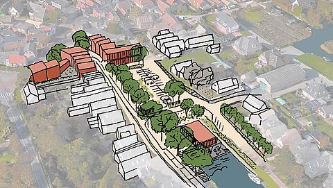 Opknapbeurt voor Havenplein Broek op Langedijk