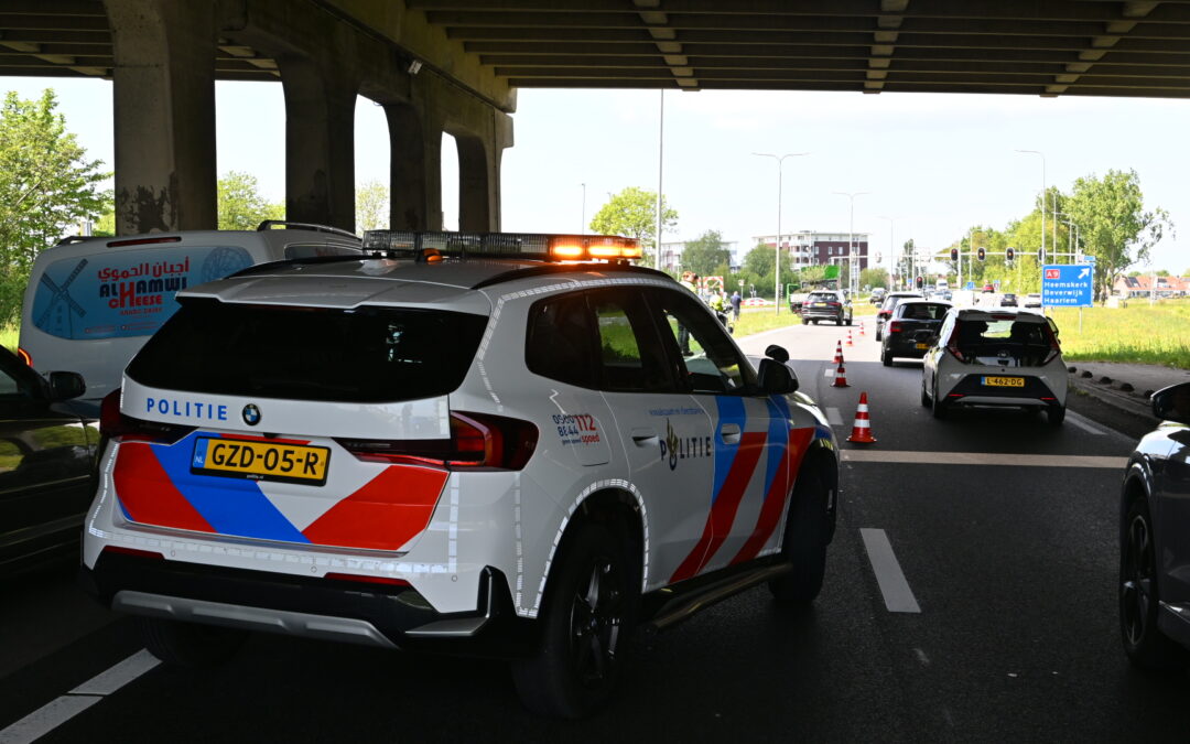 Twee aanrijdingen op N203 zorgde vertraging