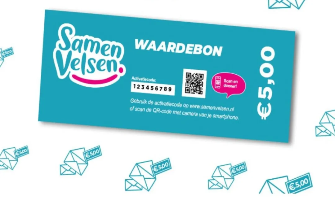 Doneer uw Samen Velsen Waardebon vóór 28 mei