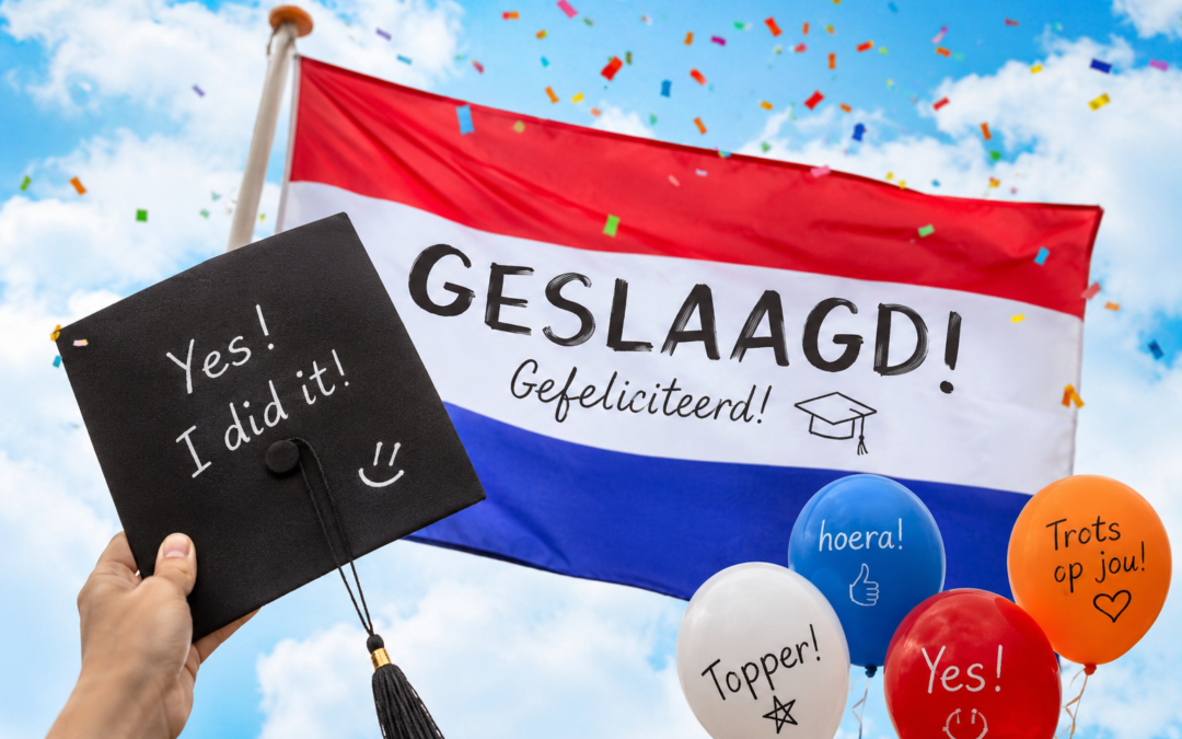 De vlag hangt uit voor alle geslaagden! 🎓🇳🇱